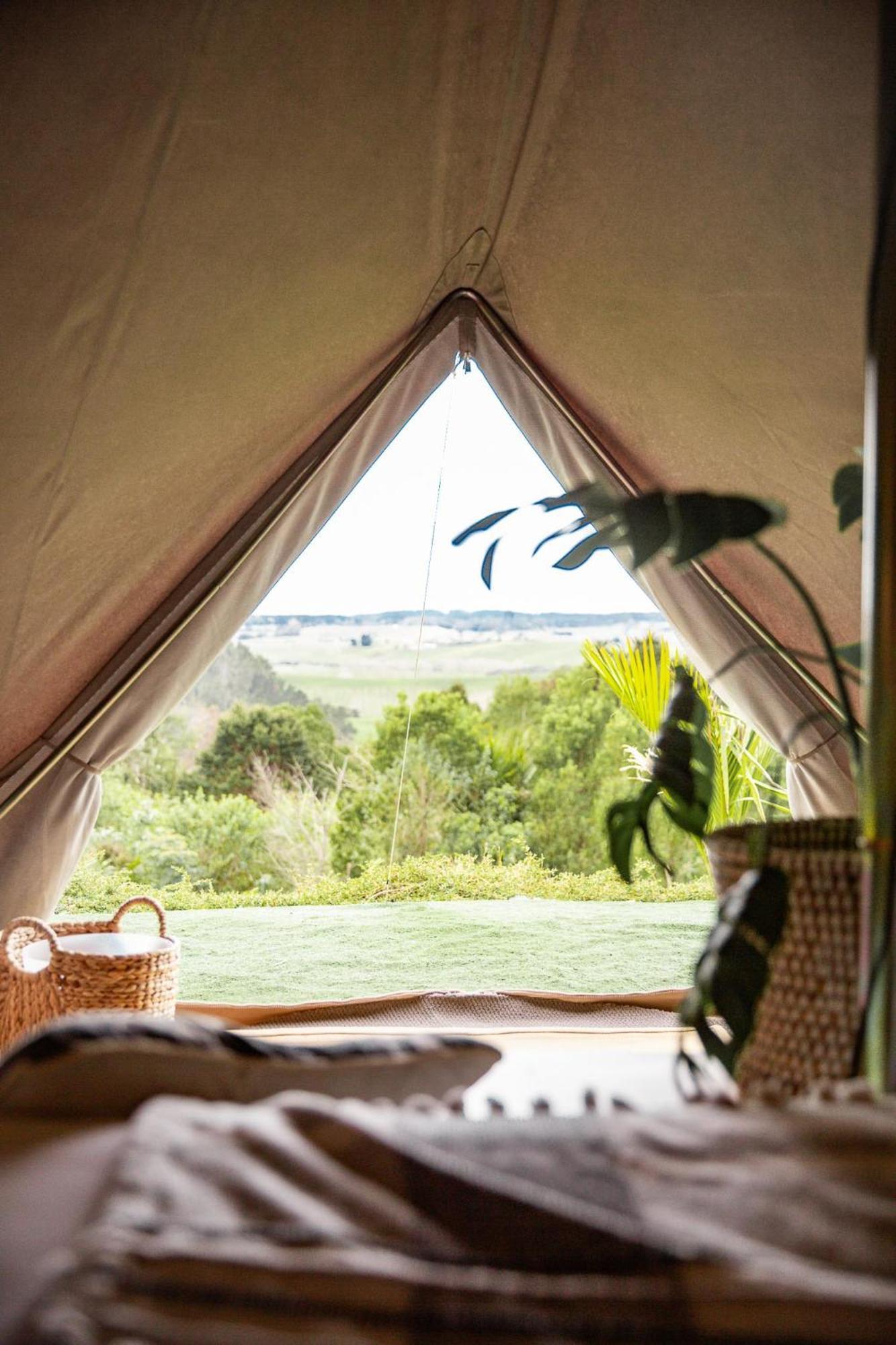Aotearoa Surf Eco Pods Hotell Te Arai Exteriör bild