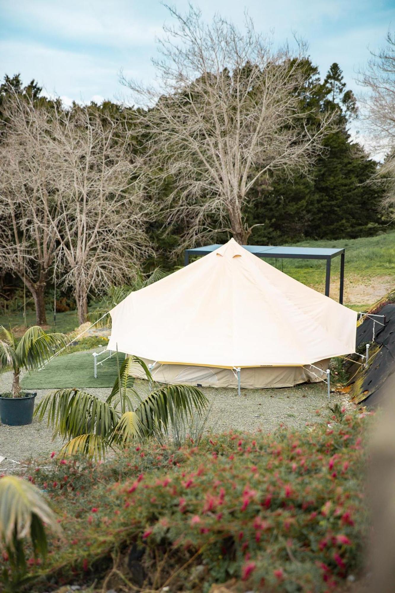 Aotearoa Surf Eco Pods Hotell Te Arai Exteriör bild