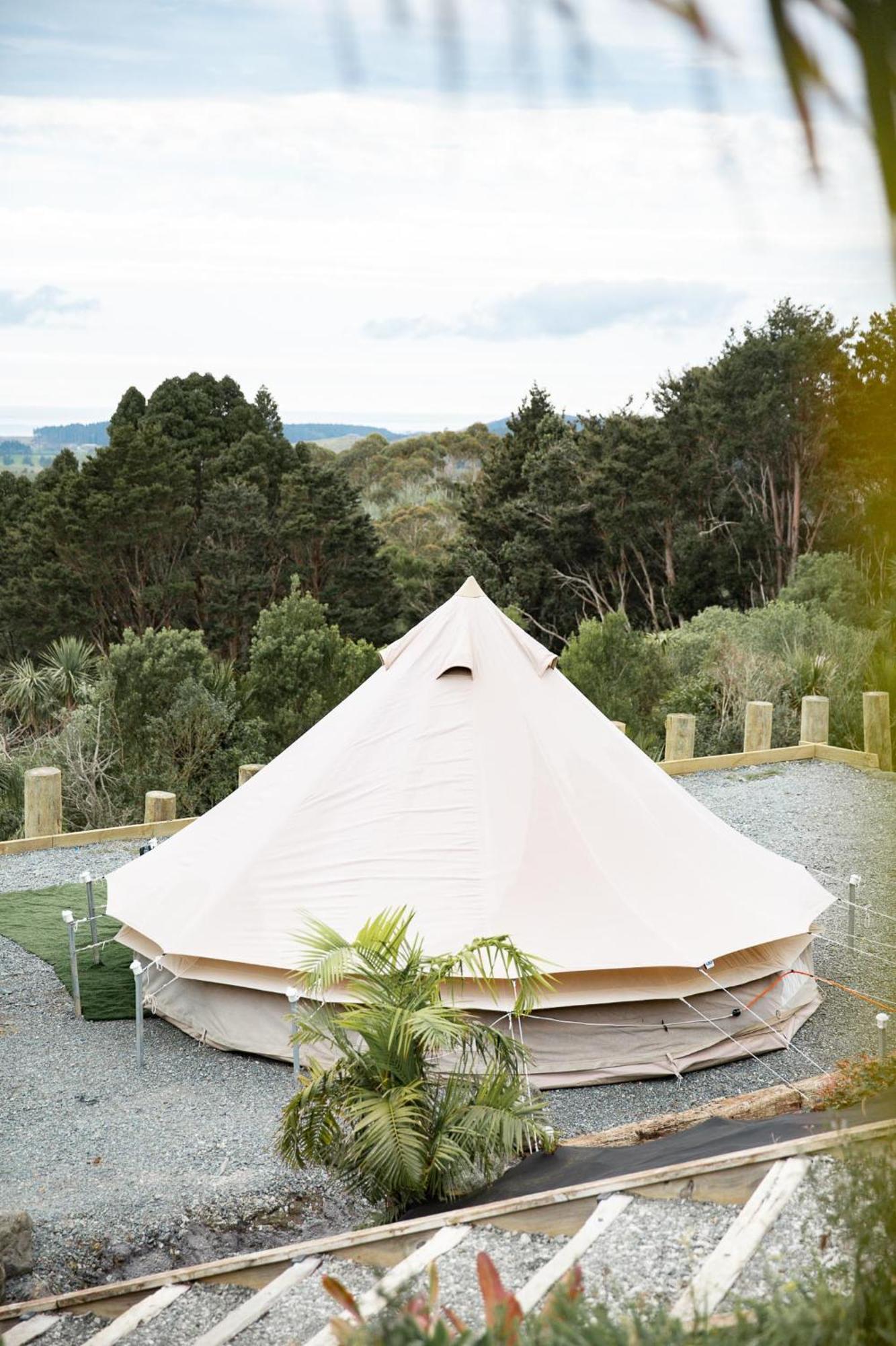 Aotearoa Surf Eco Pods Hotell Te Arai Exteriör bild
