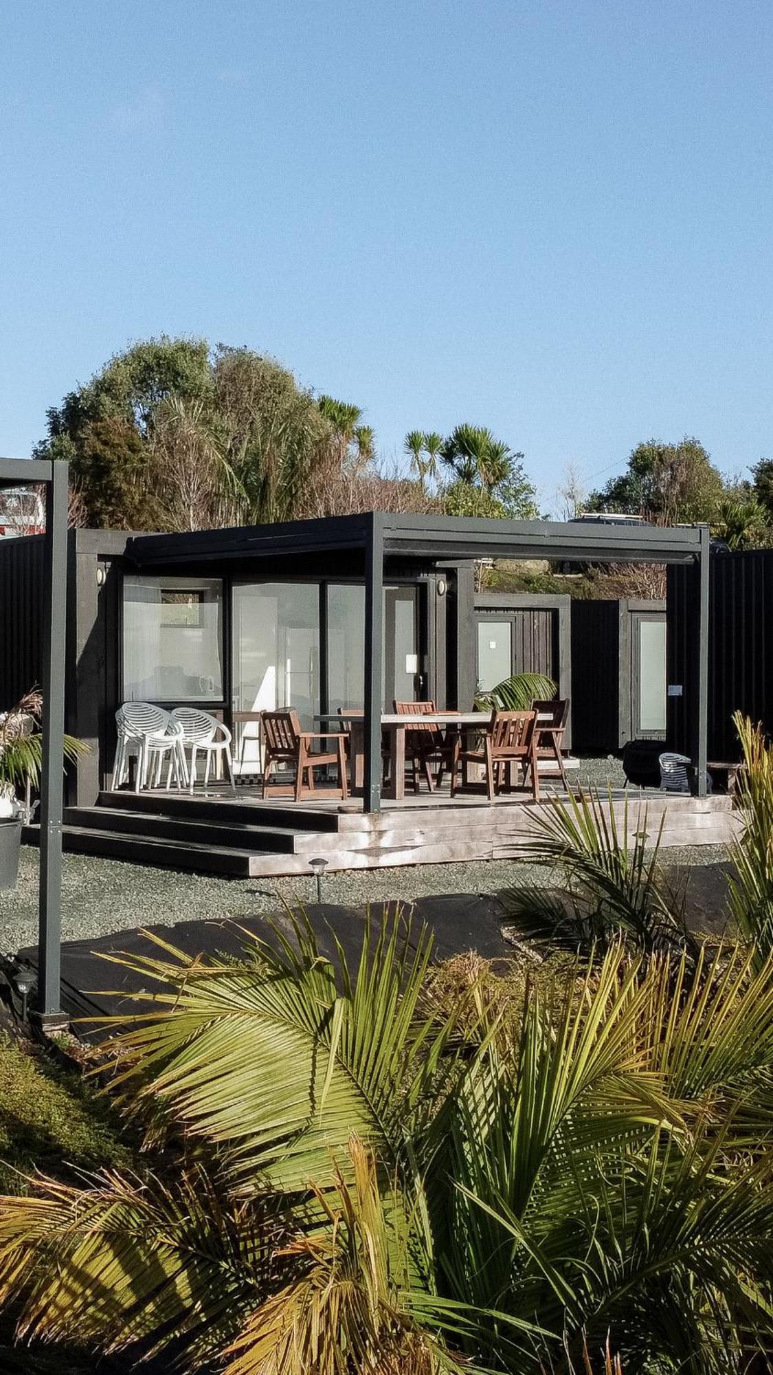Aotearoa Surf Eco Pods Hotell Te Arai Exteriör bild